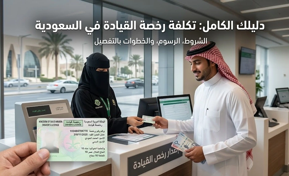 تكلفة اصدار رخصة قيادة في السعودية