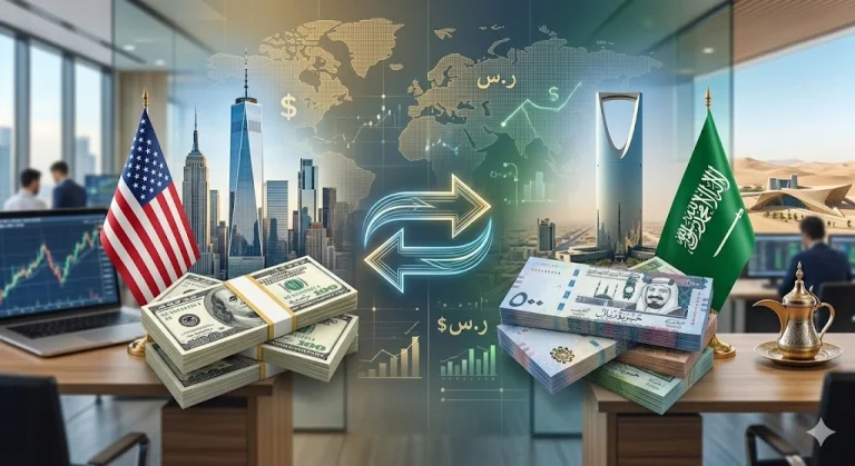 سعر الدولار مقابل الريال السعودي اليوم في بنك الراجحي