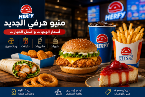 منيو وجبات هرفي الجديد
