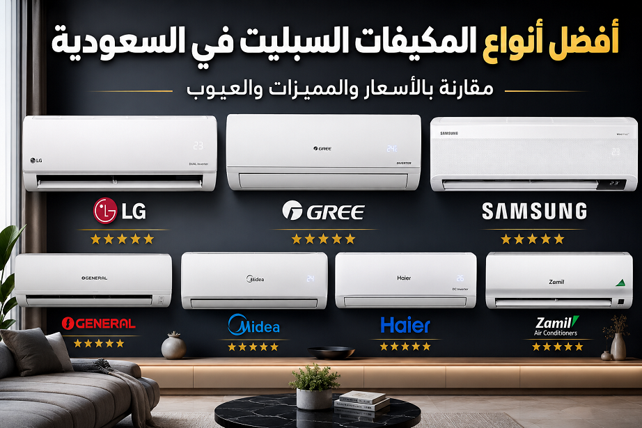أفضل أنواع المكيفات السبليت في السعودية