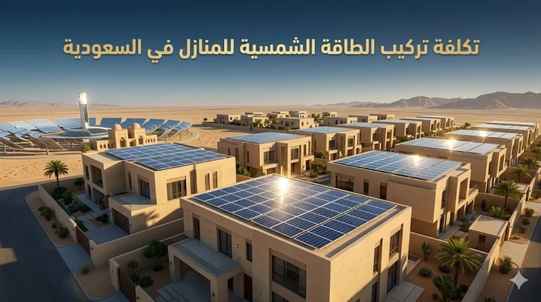 تكلفة تركيب الطاقة الشمسية للمنازل في السعودية