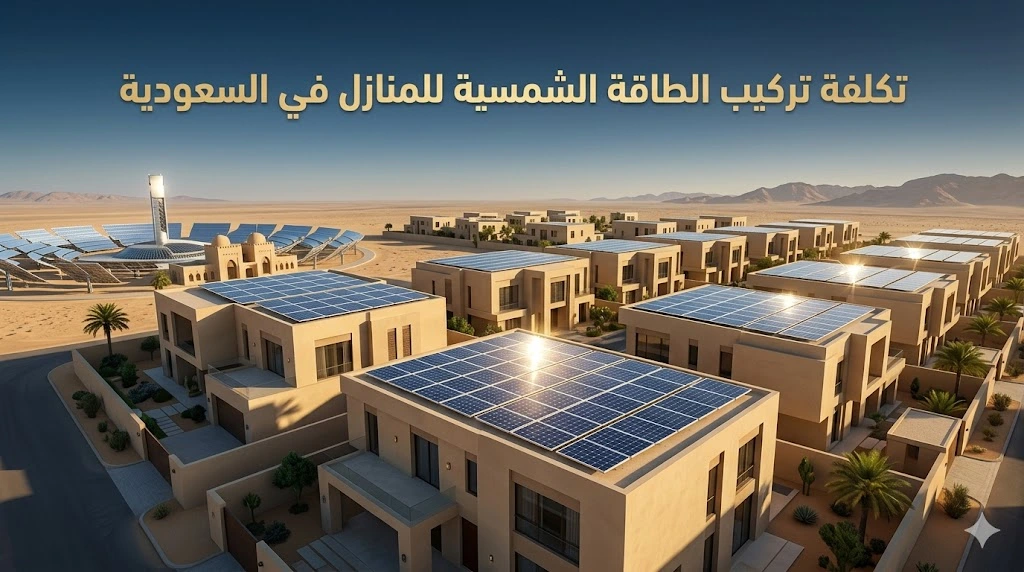 تكلفة تركيب الطاقة الشمسية للمنازل في السعودية