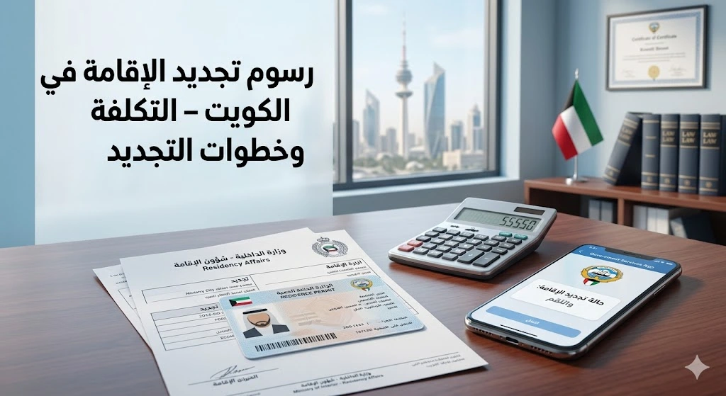 رسوم تجديد الإقامة في الكويت