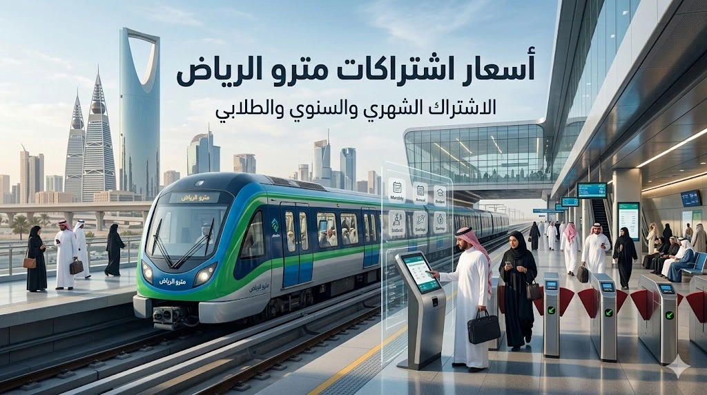 أسعار اشتراكات مترو الرياض