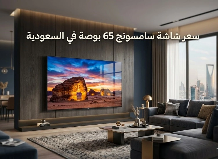 سعر شاشة سامسونج 65 بوصة في السعودية