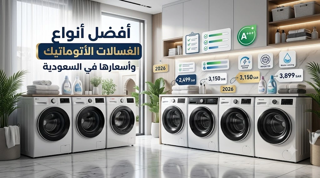 أفضل أنواع الغسالات الأتوماتيك وأسعارها