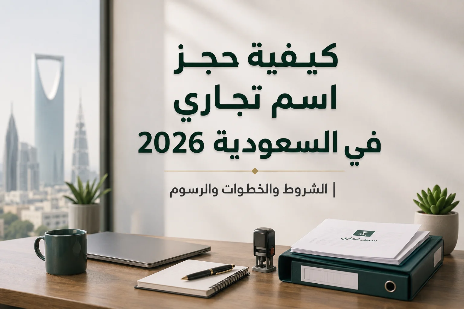 كيفية حجز اسم تجاري في السعودية 2026 مع توضيح الشروط والخطوات والرسوم عبر منصة وزارة التجارة