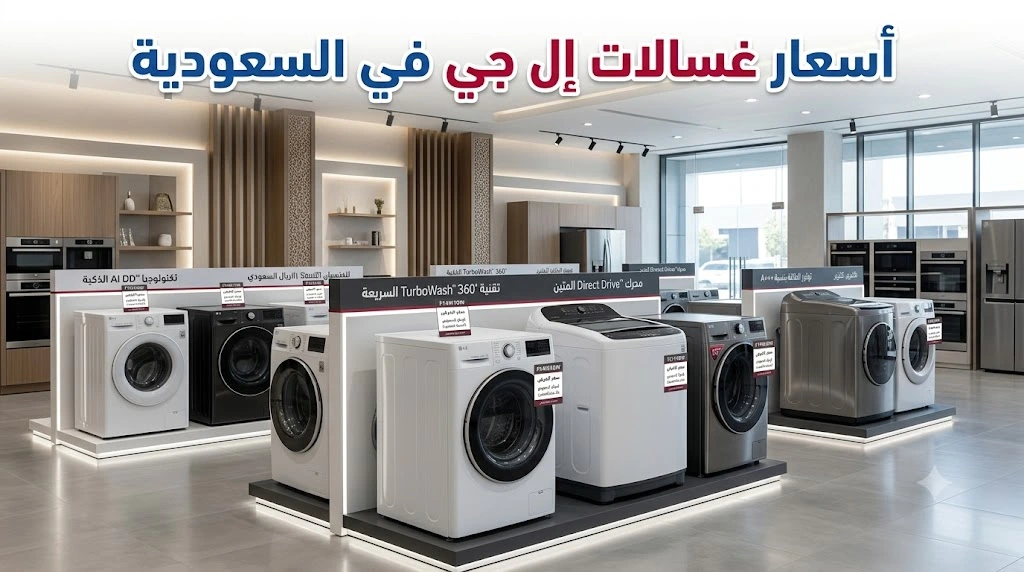أسعار غسالات إل جي في السعودية