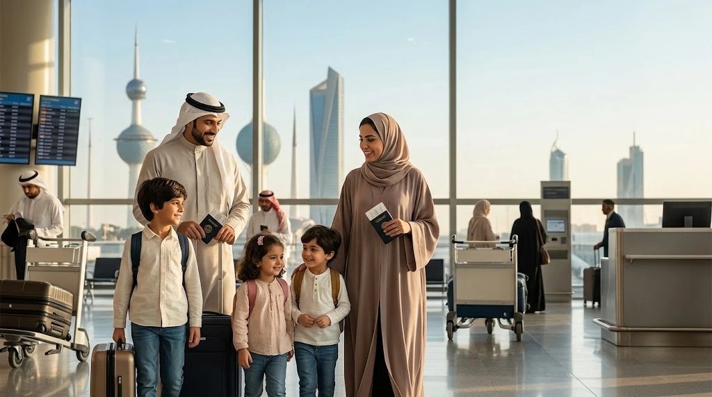شروط الزيارة العائلية للكويت